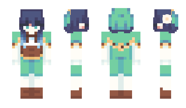 Minecraft skin frfffranxx