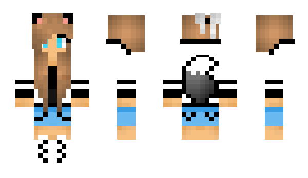 Minecraft скін по ніку BlueJaySama