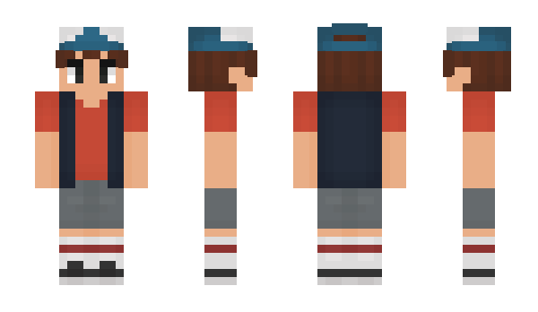 Minecraft skin LucaLSP