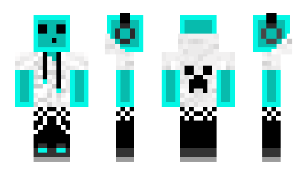 Minecraft skin blue_O