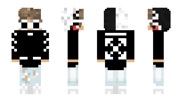 Minecraft skin xluq