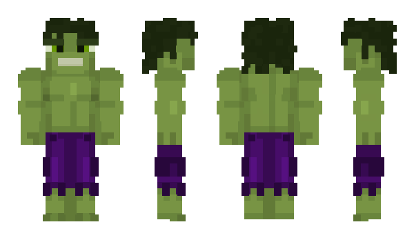 Minecraft скин по нику Hulk3