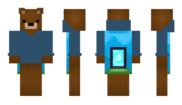 Minecraft skin TeddyBRB