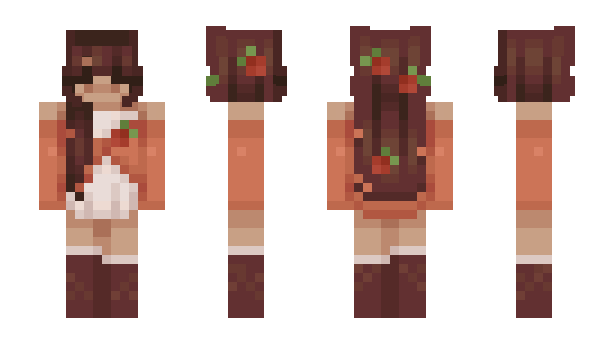 Minecraft скин по нику Applefae