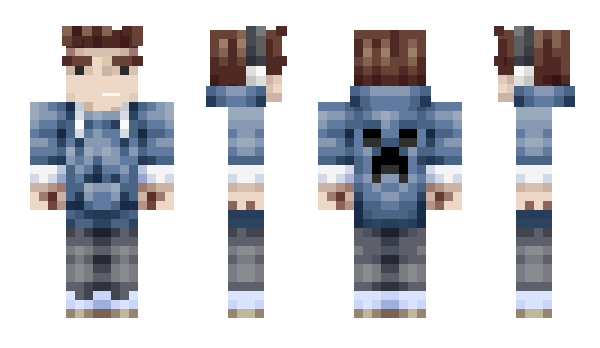 Minecraft skin BlueEy3dFox