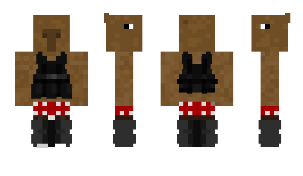 Minecraft skin showfundspooron