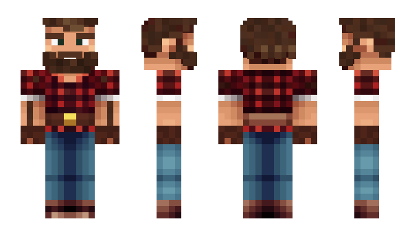 Minecraft skin Lesorubik