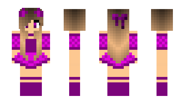 Minecraft skin gaywoman