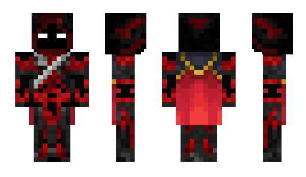 Minecraft skin DarkVenomWarrior