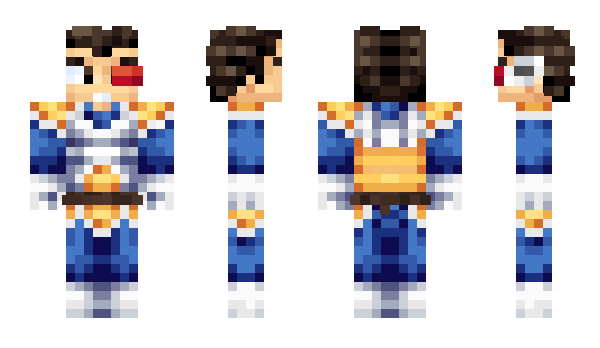 Minecraft skin VEGETA_