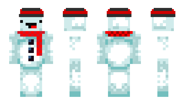 Minecraft skin Snowman001