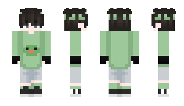 Minecraft skin toggledfrog