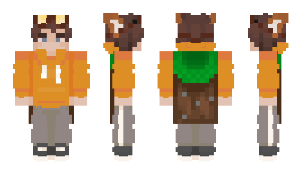 Minecraft скін по ніку RoxyDaNiceFox