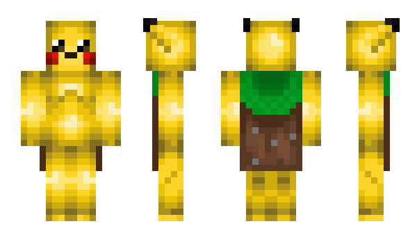 Minecraft скин по нику LogischerPikachu