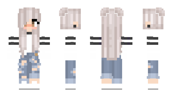 Minecraft skin Nezuko02