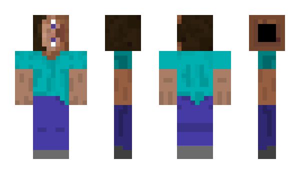 Minecraft skin Felpa