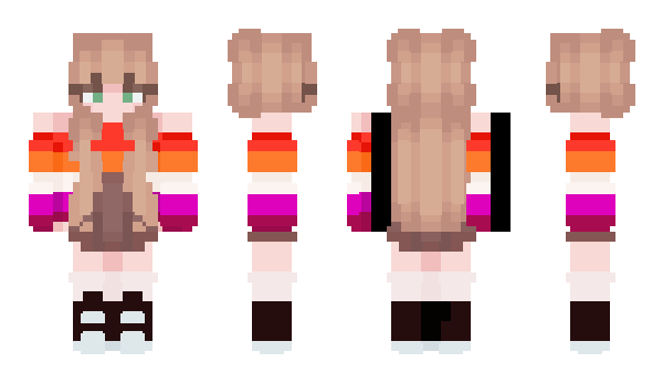 Minecraft skin SapphicLucy