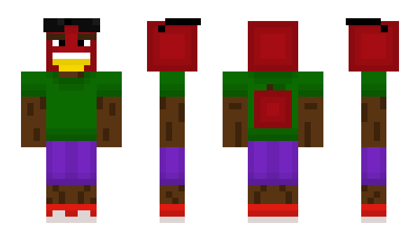 Minecraft skin JaszczurrPL