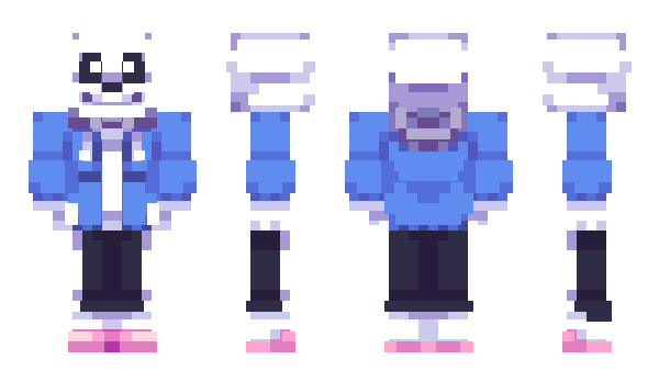 Minecraft skin sans_wastaken