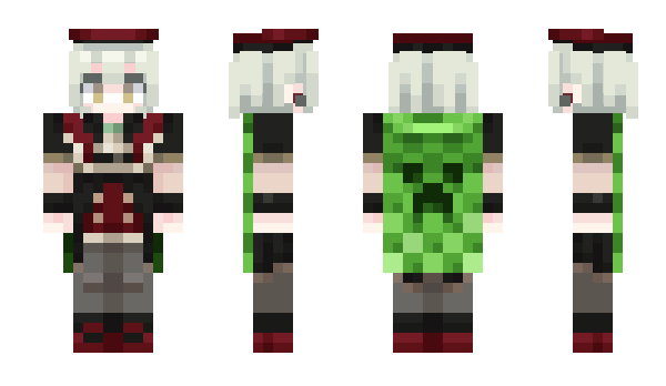 Minecraft skin WakabaMutsumi_1