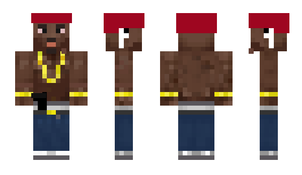 Minecraft skin Rayados