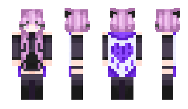 Minecraft скін по ніку LesbianCatg1rl