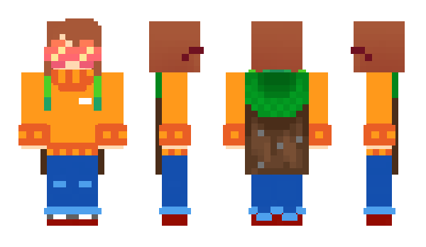 Minecraft skin BobaSipp