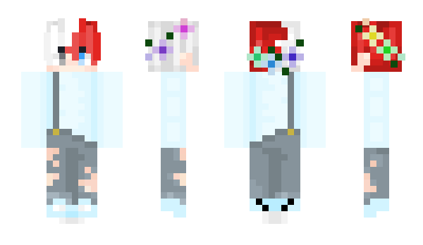 Minecraft skin DekuTodoroki