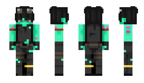 Minecraft skin nainti