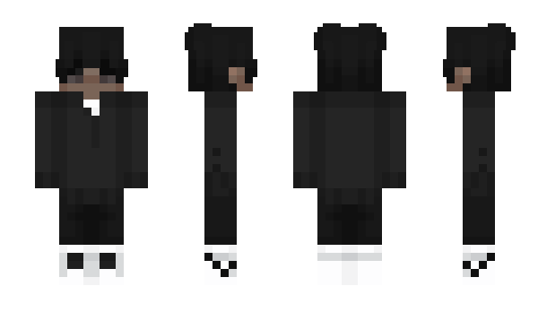 Minecraft skin blackskullz42