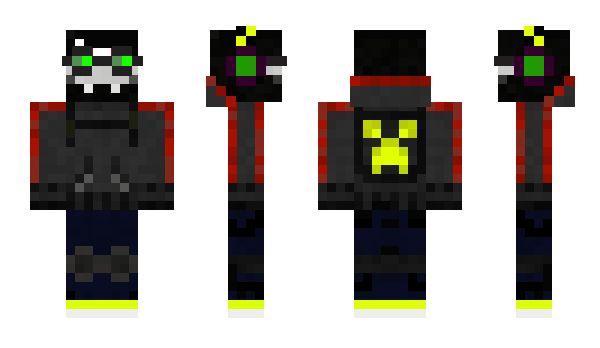 Minecraft skin blackyesp