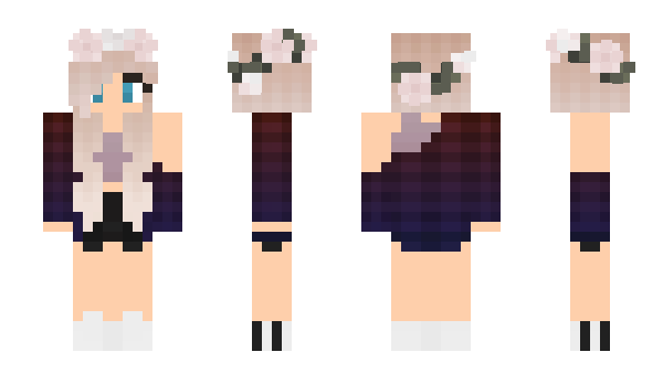 Minecraft skin PsychoticKitten_