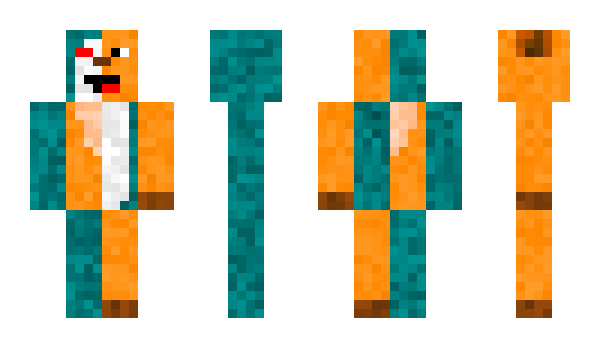 Minecraft skin sharkfox