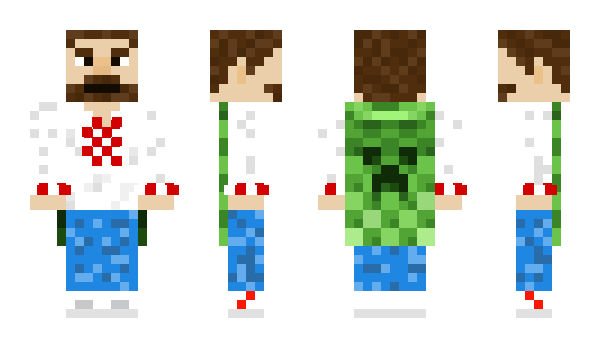 Minecraft skin Dzied_Baradzied_