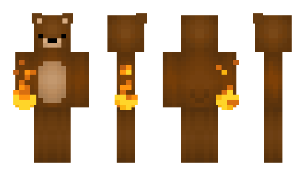 Minecraft skin BearmanOfLove