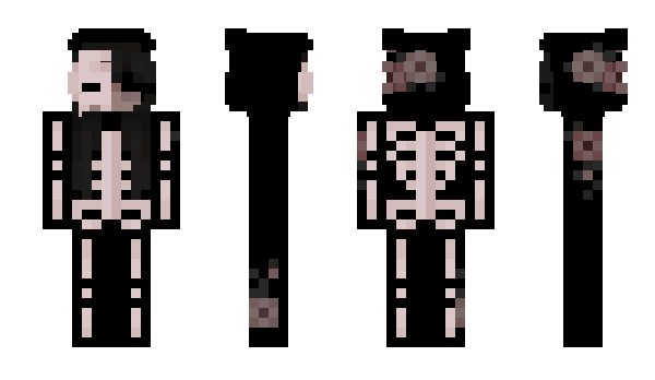 Minecraft skin SkeletonK