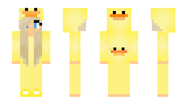 Minecraft skin duckea