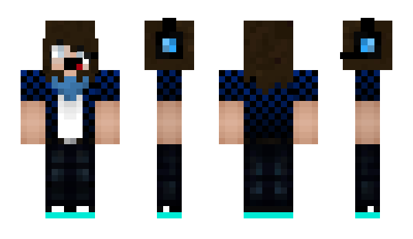 Minecraft skin BlueAwesum