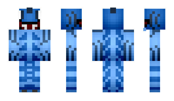 Minecraft skin BlueFish