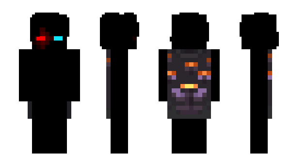 Minecraft skin Dark_Invalide