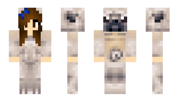 Minecraft skin PuggieGirl