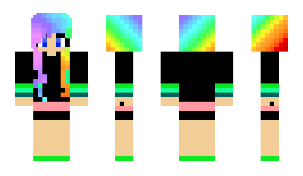 Minecraft skin rainbow_six