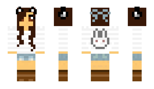 Minecraft skin EliChan