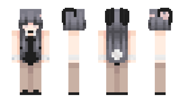 Minecraft skin czerwonafura