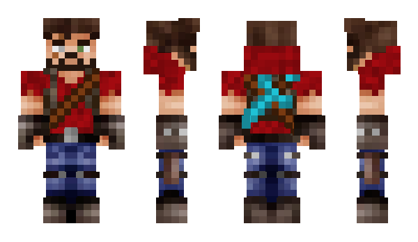 Minecraft skin Redstone_Miner_