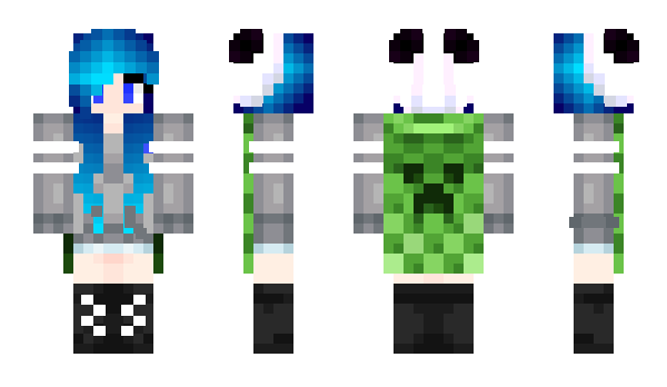 Minecraft skin Merysiowa