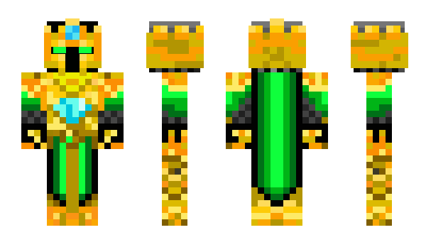 Minecraft skin gulle