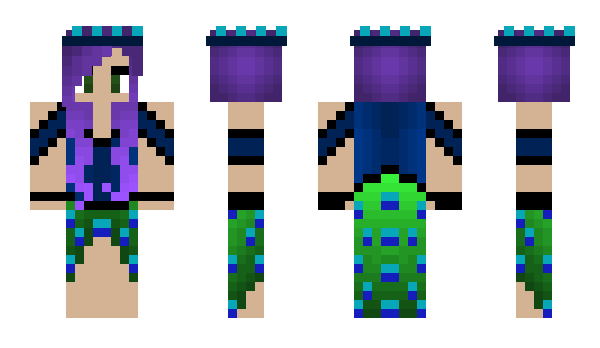 Minecraft skin Wildflower