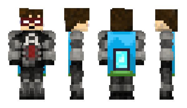 Minecraft skin ArkhamKnight