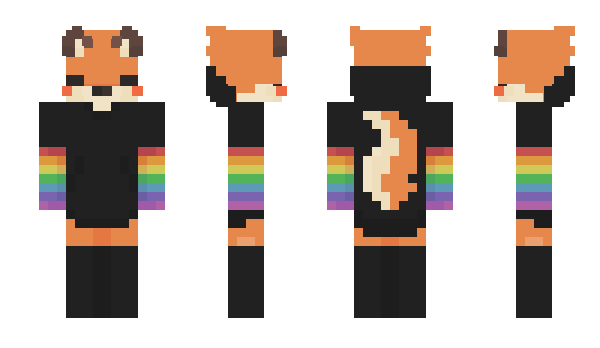 Minecraft skin Astronaut_Fox